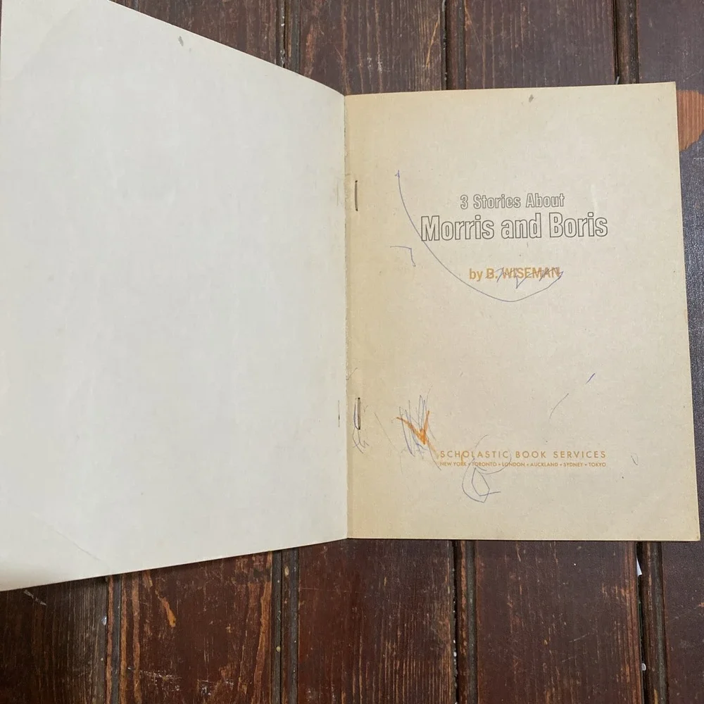3‎ Stories About Morris and Boris by Bernard Wiseman 1974 1st Printing TW2752
